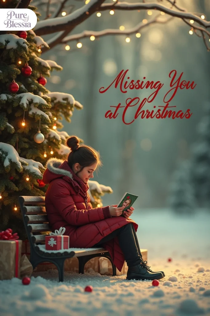 Long Distance Missing You at Christmas Quotes
