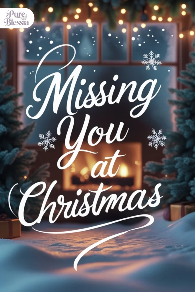 Missing You at Christmas Captions for Instagram