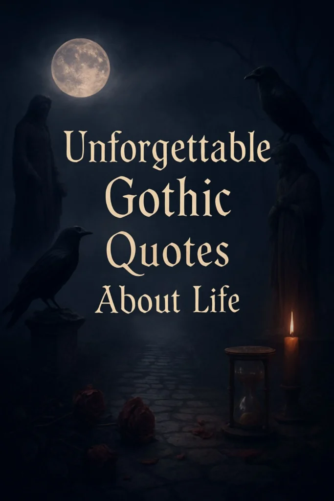Unforgettable Gothic Quotes About Life