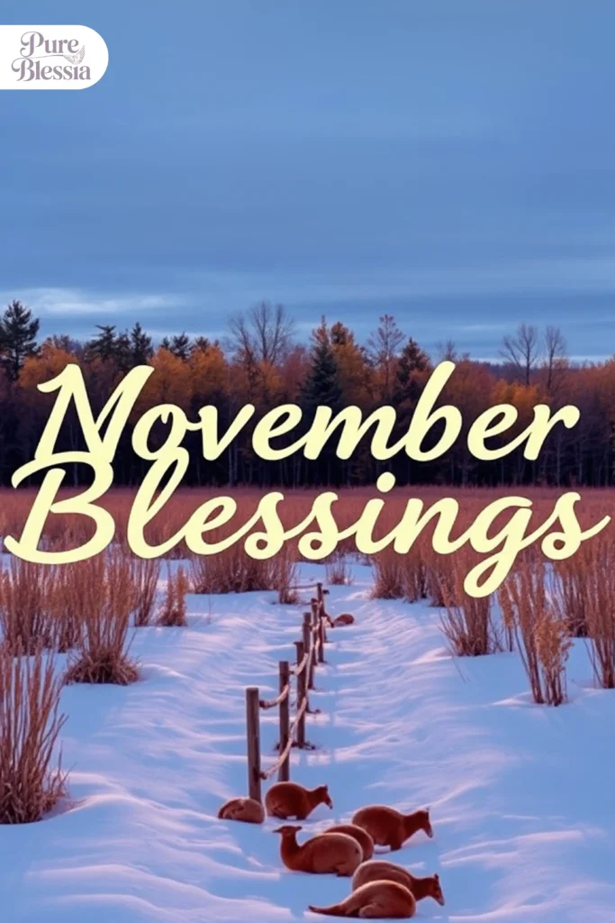 November Morning Blessings