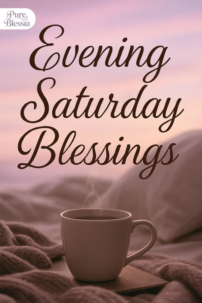 Evening Saturday Blessings
