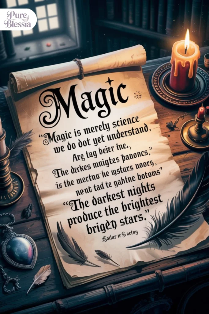 Gothic Quotes About Magic