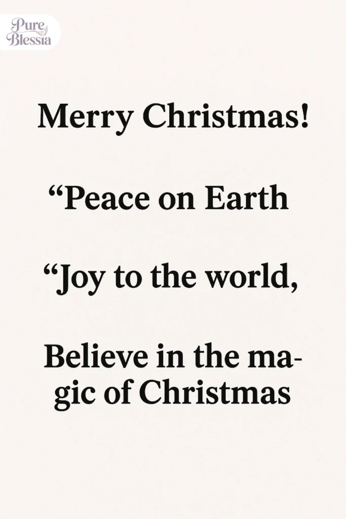 Short Christmas Quotes
