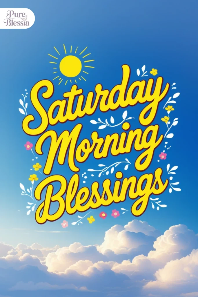 Bright and Cheerful Saturday Morning Blessings