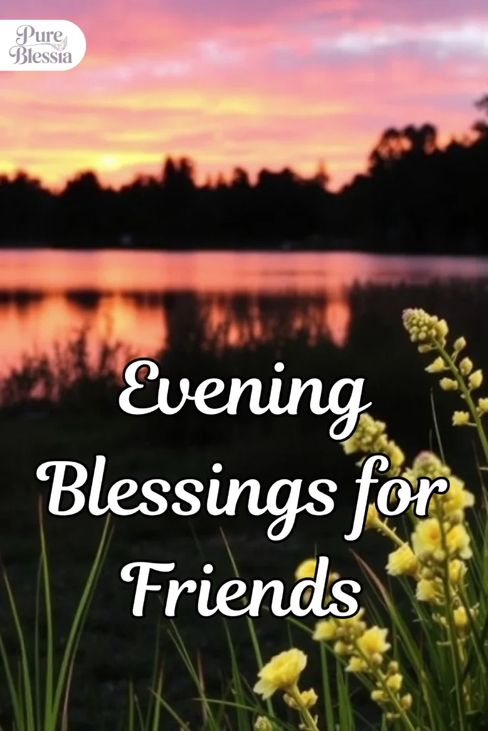 Evening Blessings for Friends