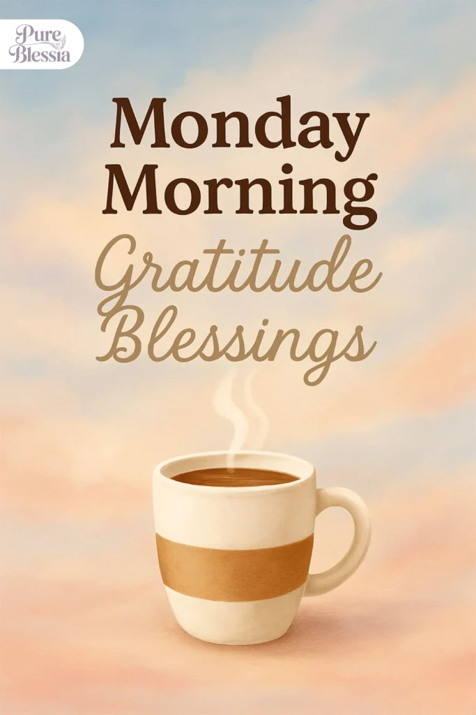Monday Morning Gratitude Blessings