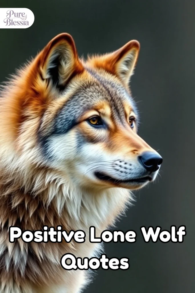 Positive Lone Wolf Quotes