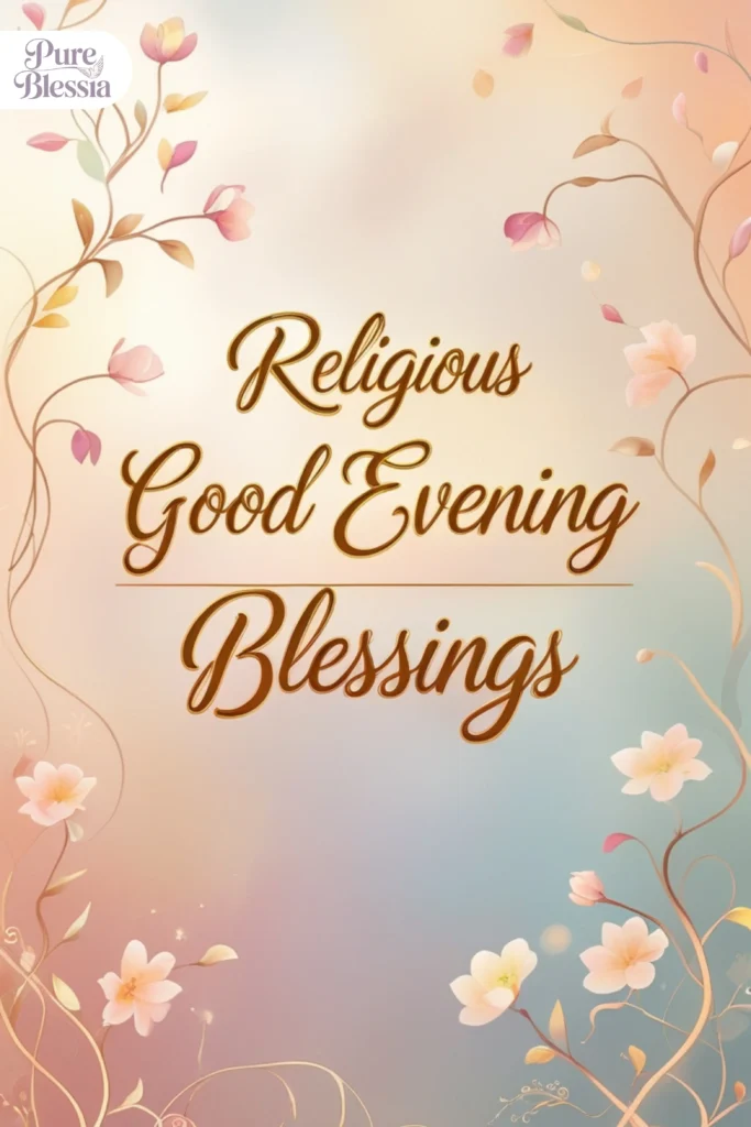 Religious Good Evening Blessings