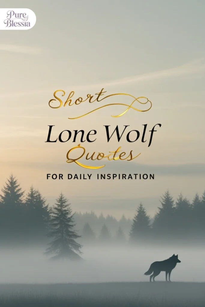 Short Lone Wolf Quotes for Daily Inspiration