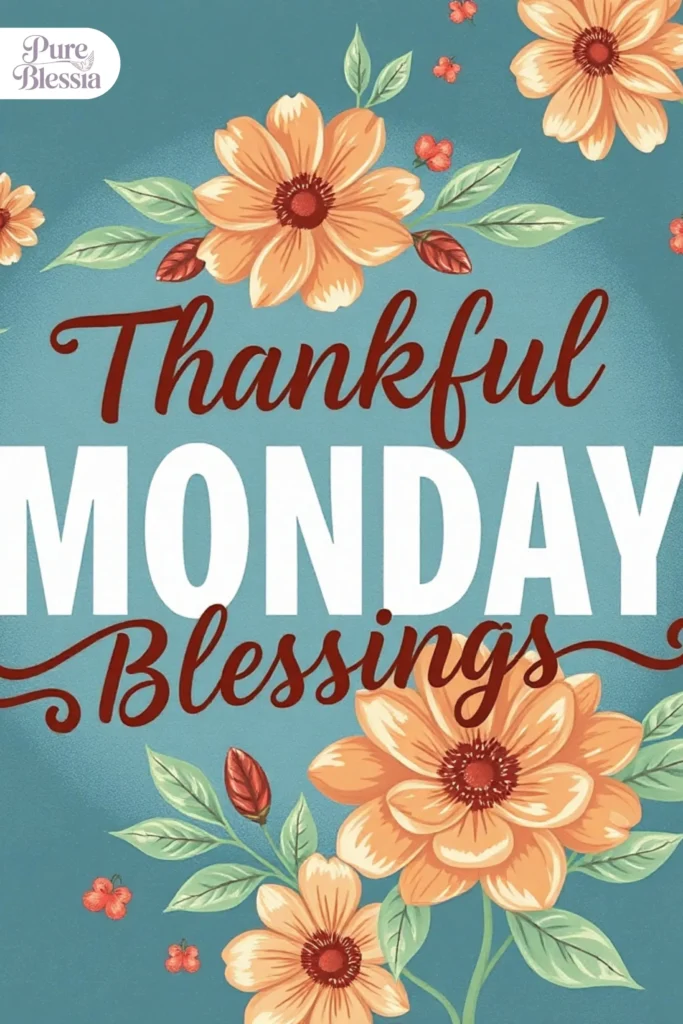 Thankful Monday Blessings