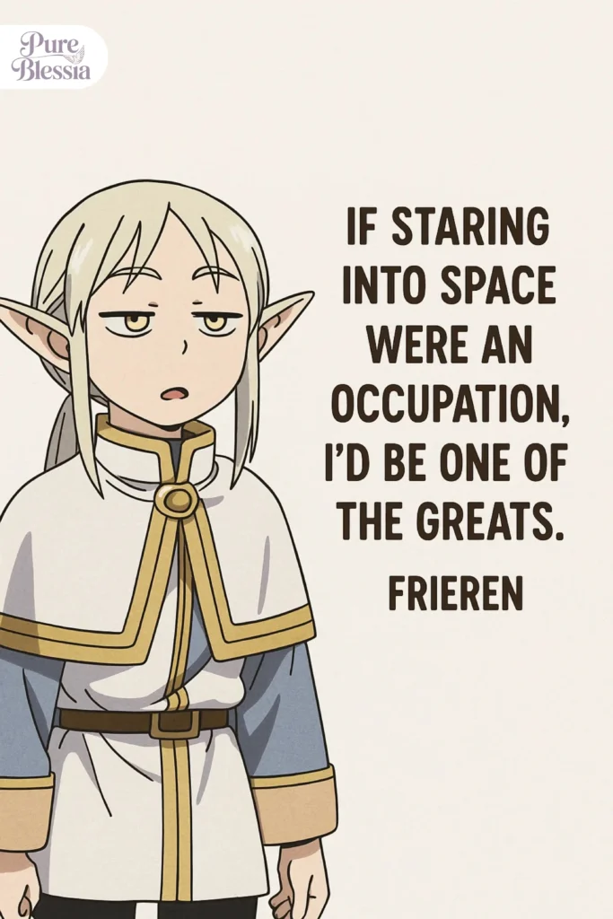 Unique Frieren Funny Quotes
