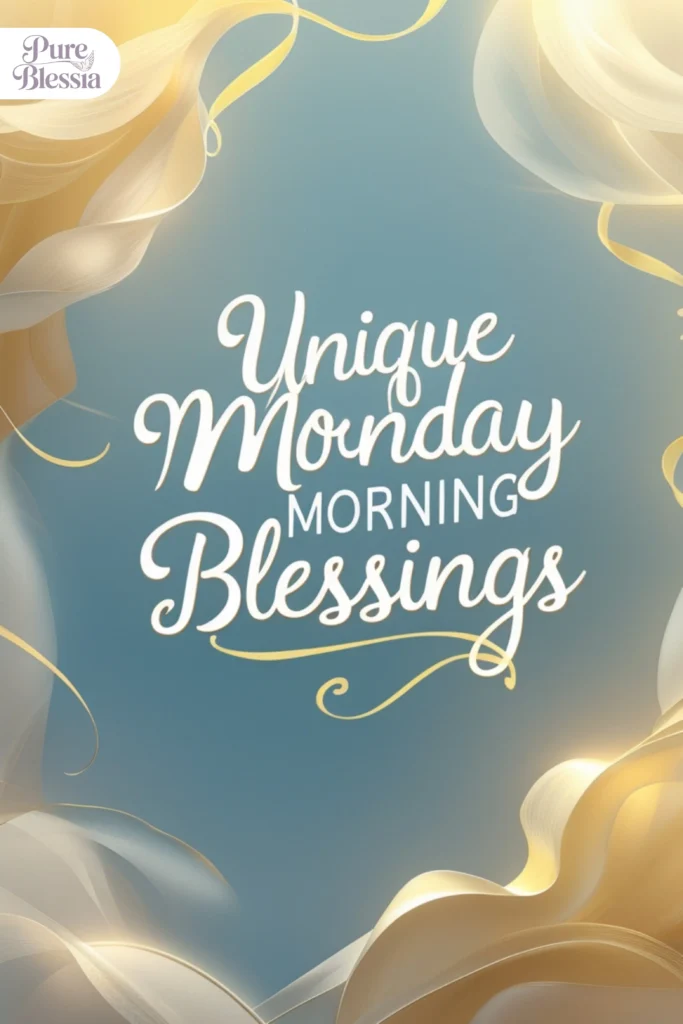 Unique Monday Morning Blessings