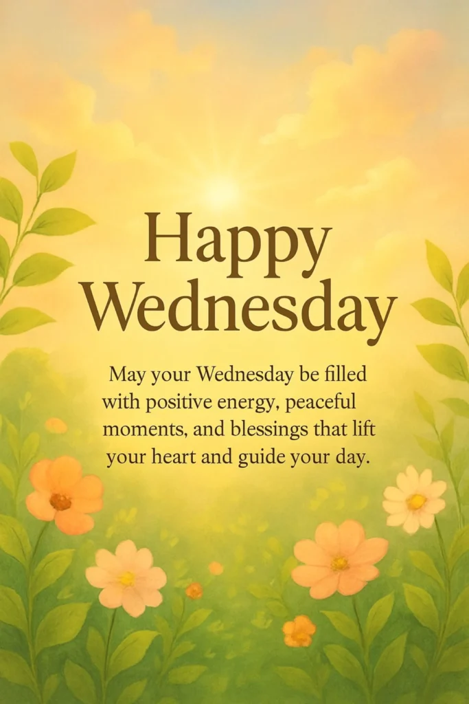 Wednesday Good Vibes Blessings