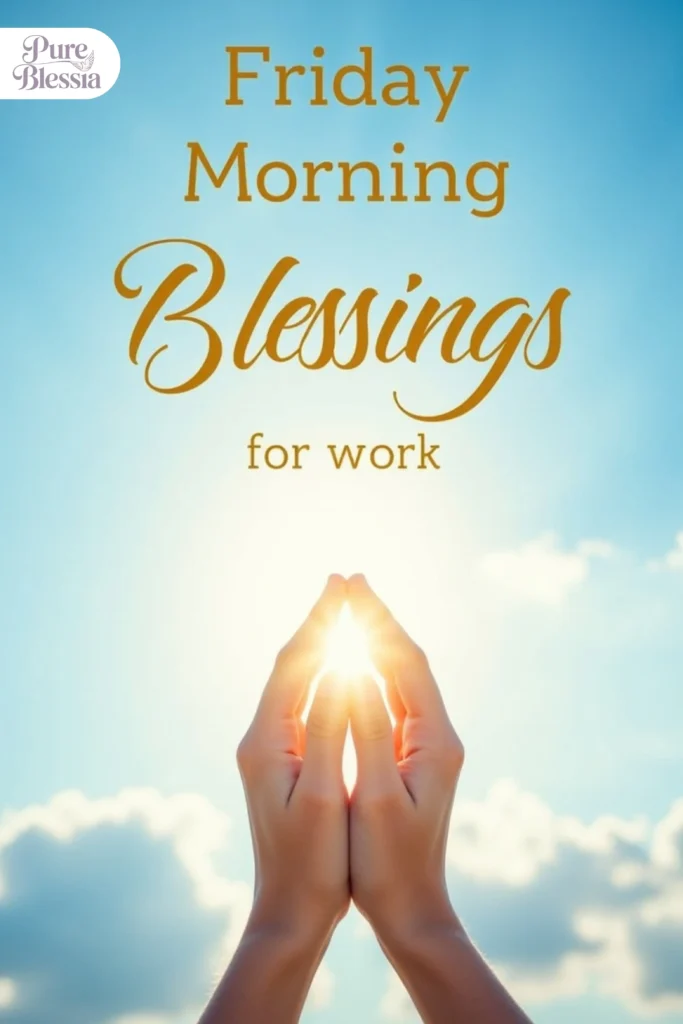 Friday Morning Blessings for Work