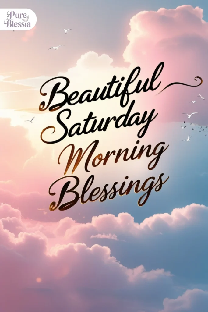 Beautiful Saturday Morning Blessings