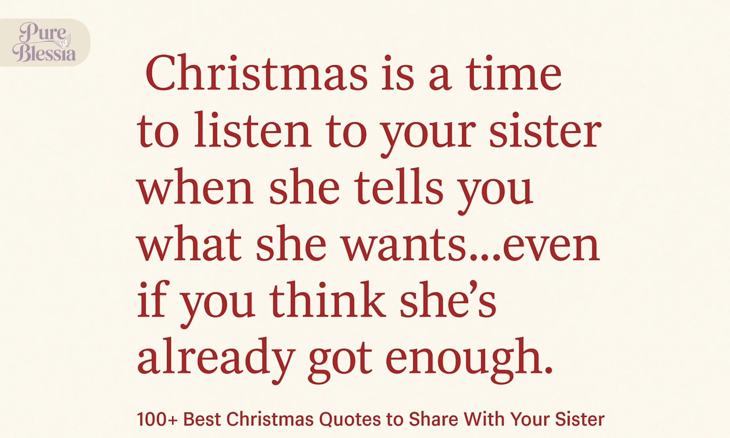 Christmas Quotes For Your Sister