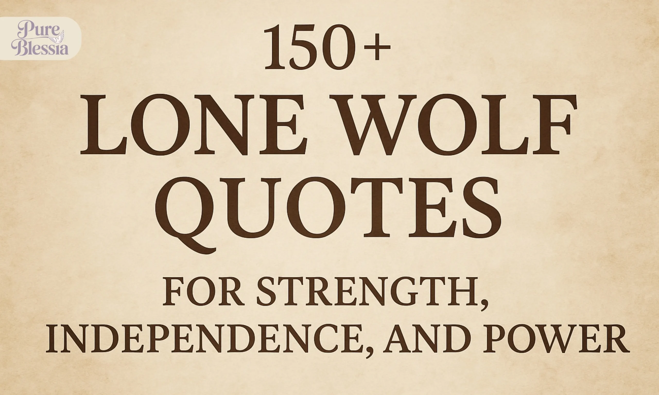 Lone Wolf Quotes