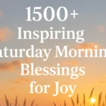 Inspiring Saturday Morning