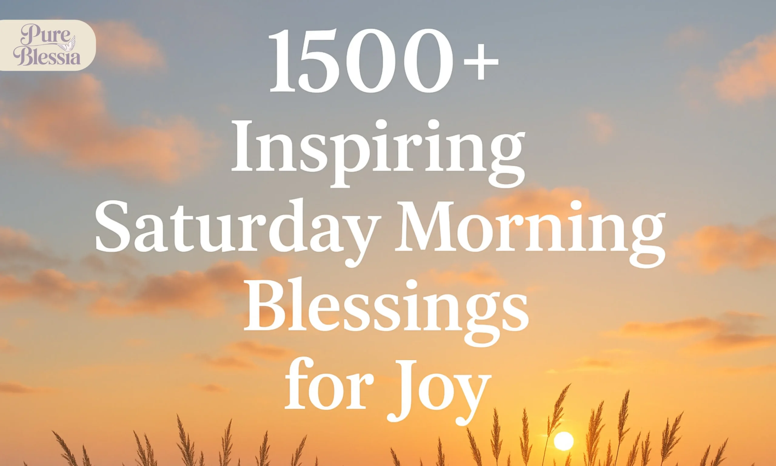 Inspiring Saturday Morning