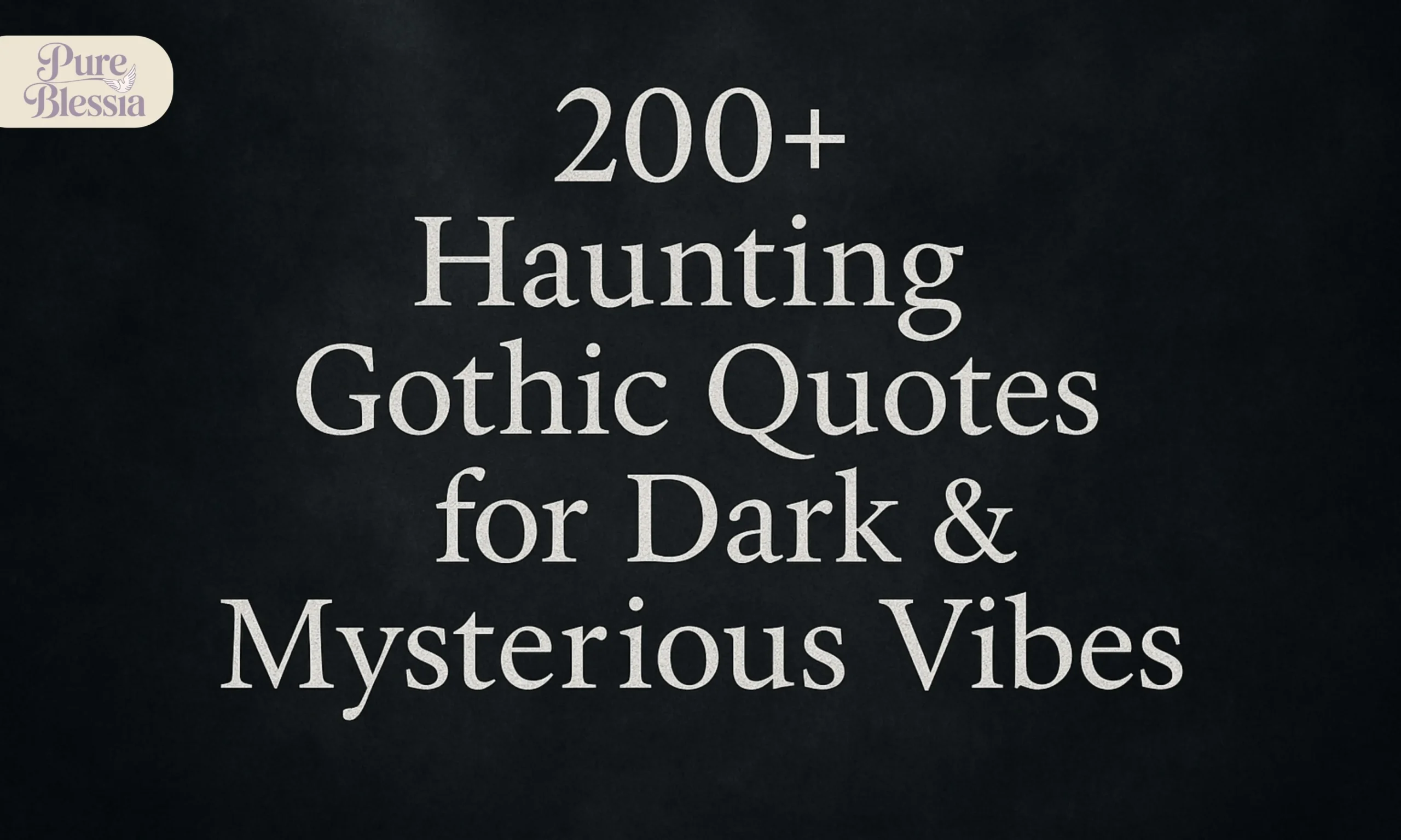 Haunting Gothic Quotes