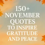 November Quotes
