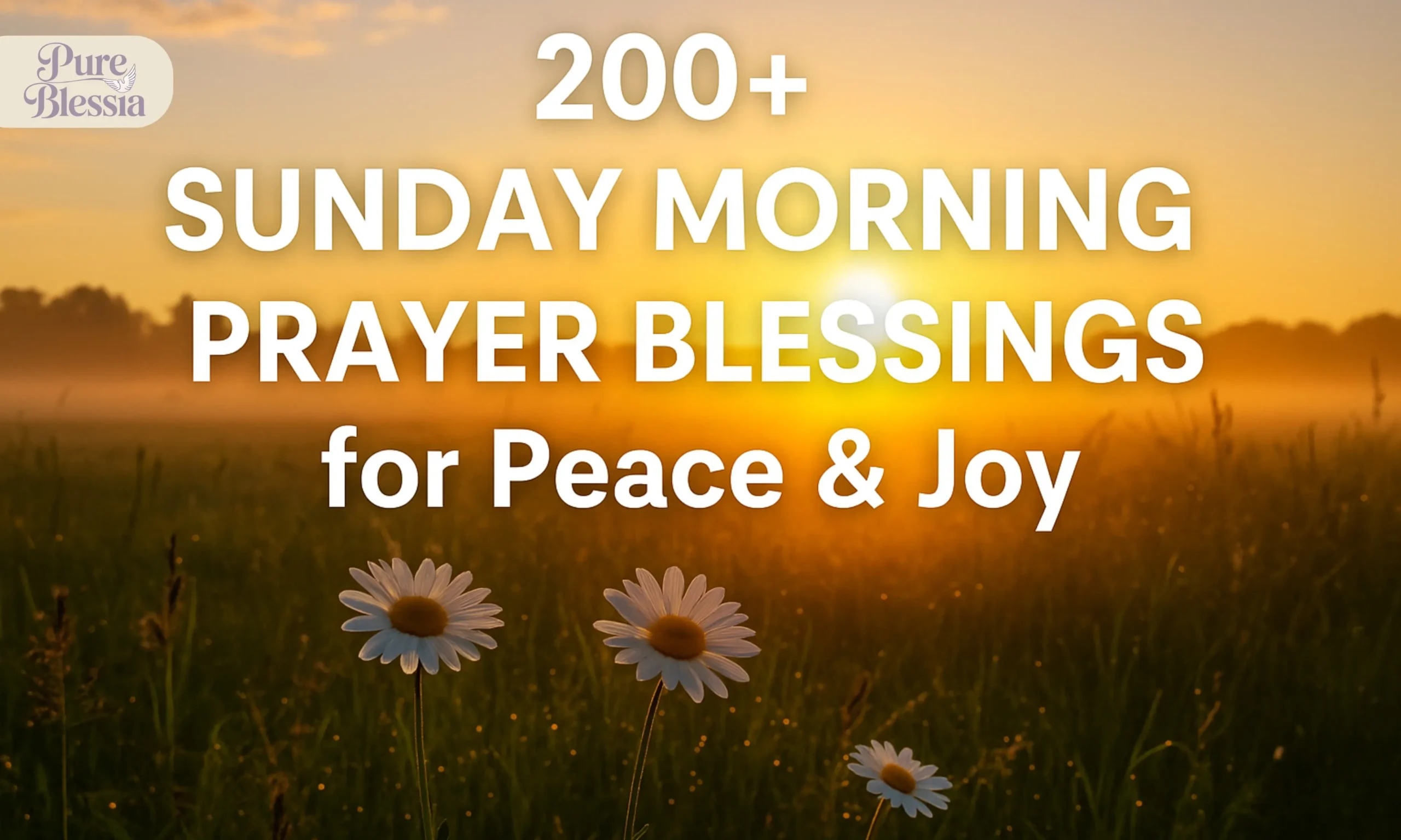 Sunday Morning Prayer Blessings