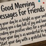 Good Morning Messages For Friends