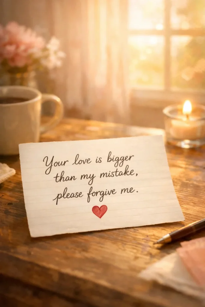 Sweet Sorry Messages For Loved Ones